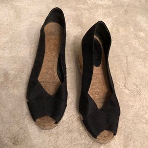 Ralph Lauren Espradrille Cecilia black wedges